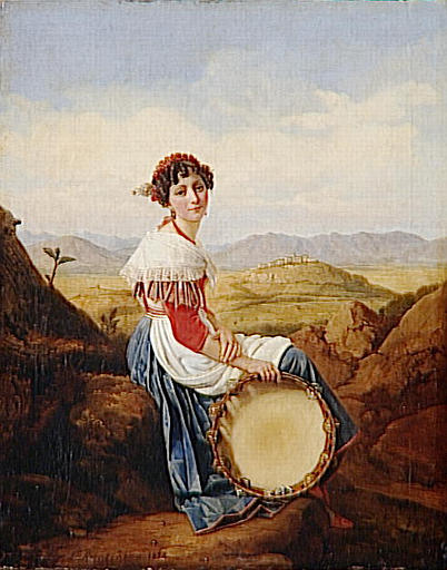 Paysanne De La Campagne De Rome — Louis Léopold Robert
