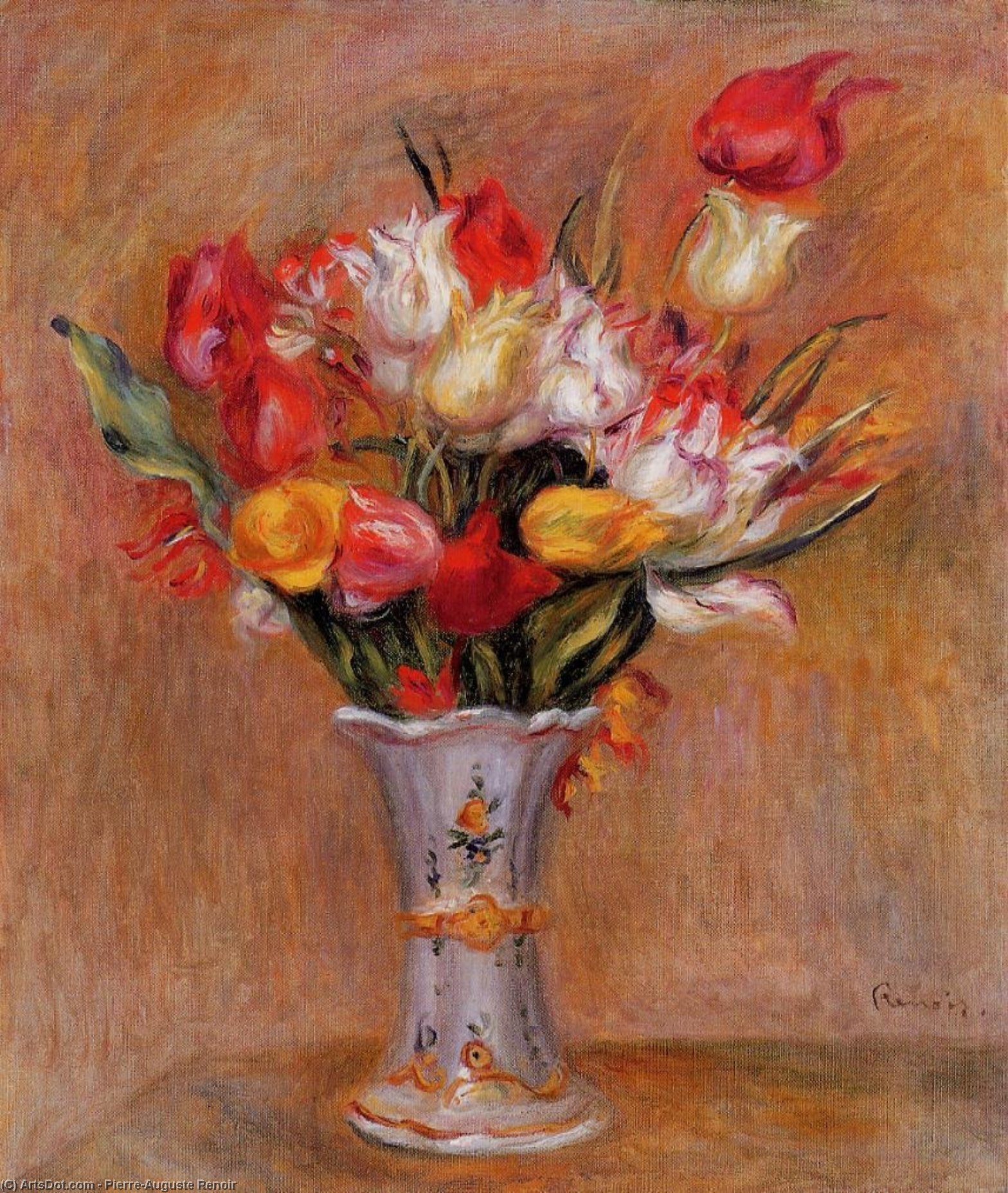 Tulips — Пьер-огюст Ренуар
