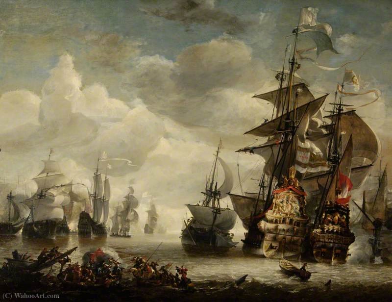 Capture Of The Royal Prince By Admiral De Ruyter In (1666) — Hendrik Van Minderhout