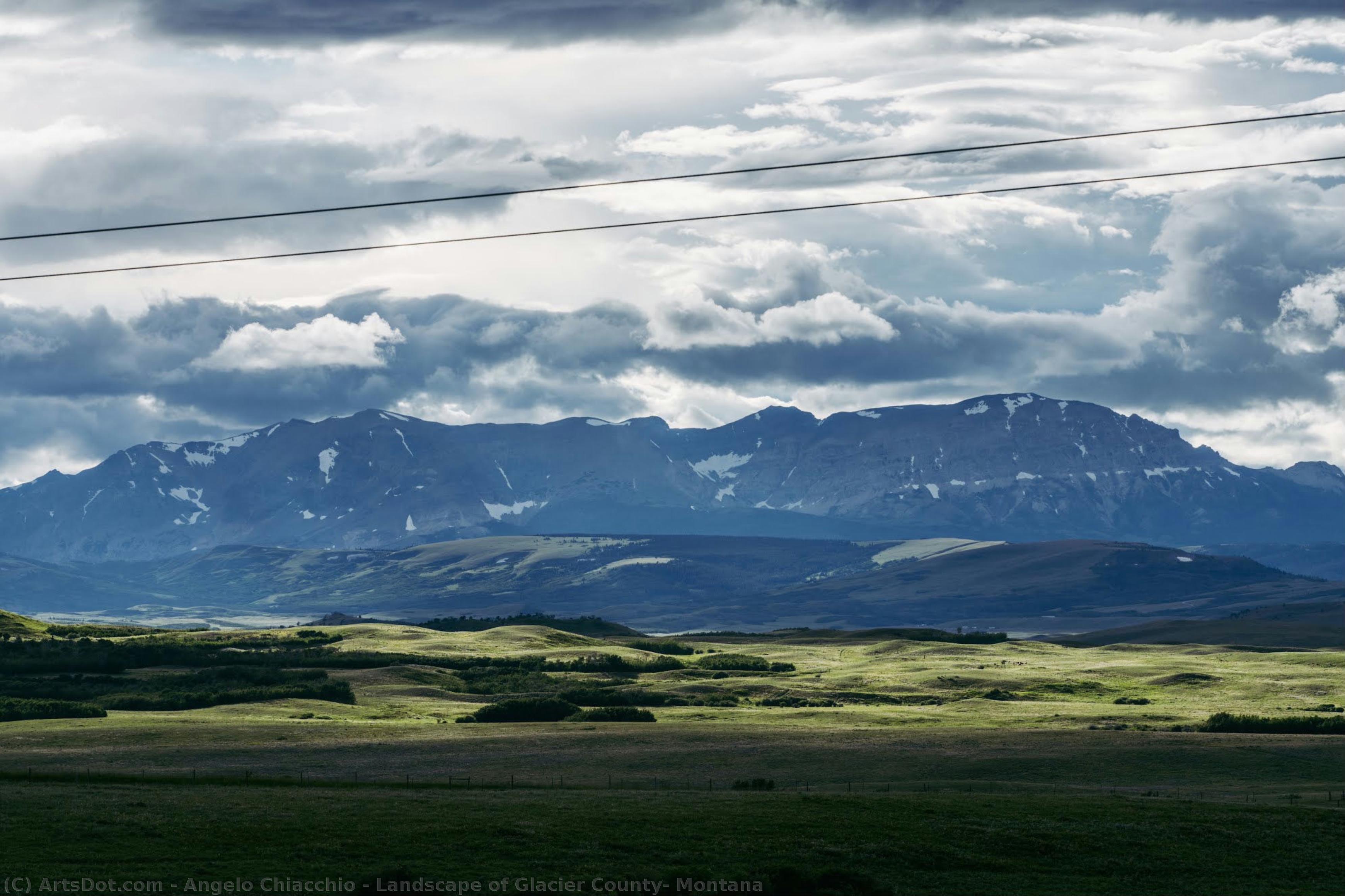 Landscape Of Glacier County, Montana — Angelo Chiacchio
