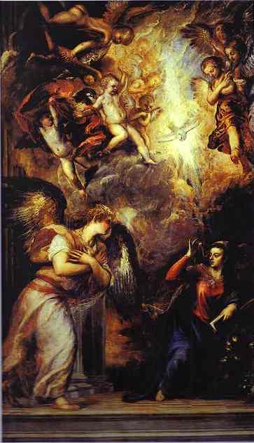 The Annunciation — Тициан