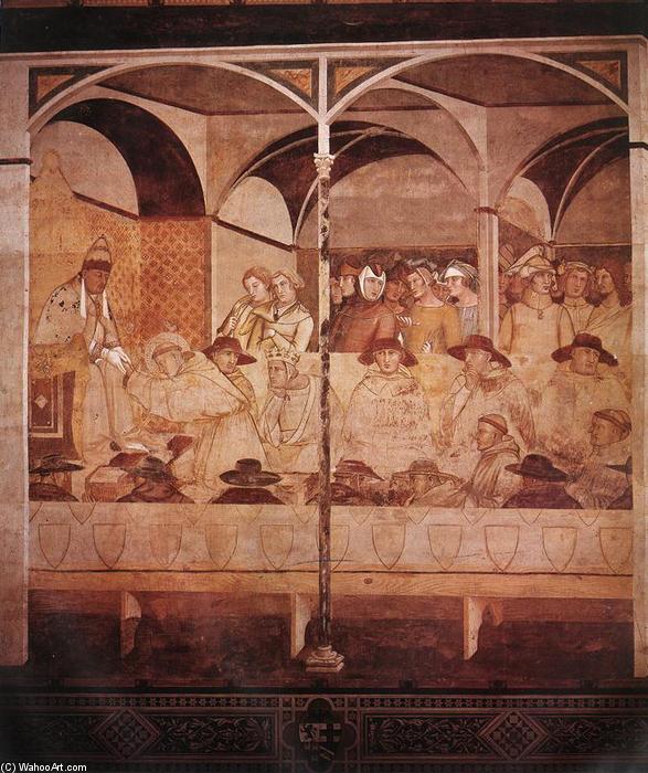 The Oath Of St Louis Of Toulouse — Ambrogio Lorenzetti