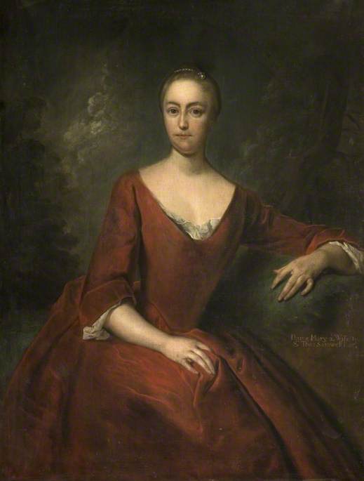 Dame Mary, Née Clarke, Second Wife Of Sir Thomas Samwell — Joseph Highmore