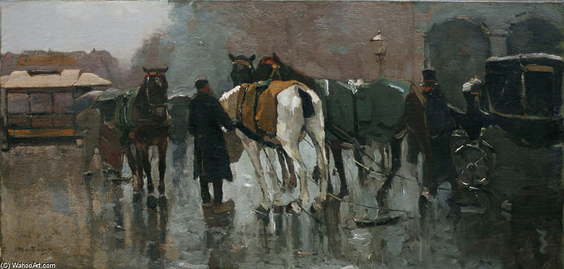 Rusttijd Voor De Paarden — Vilhelm De Zvart
