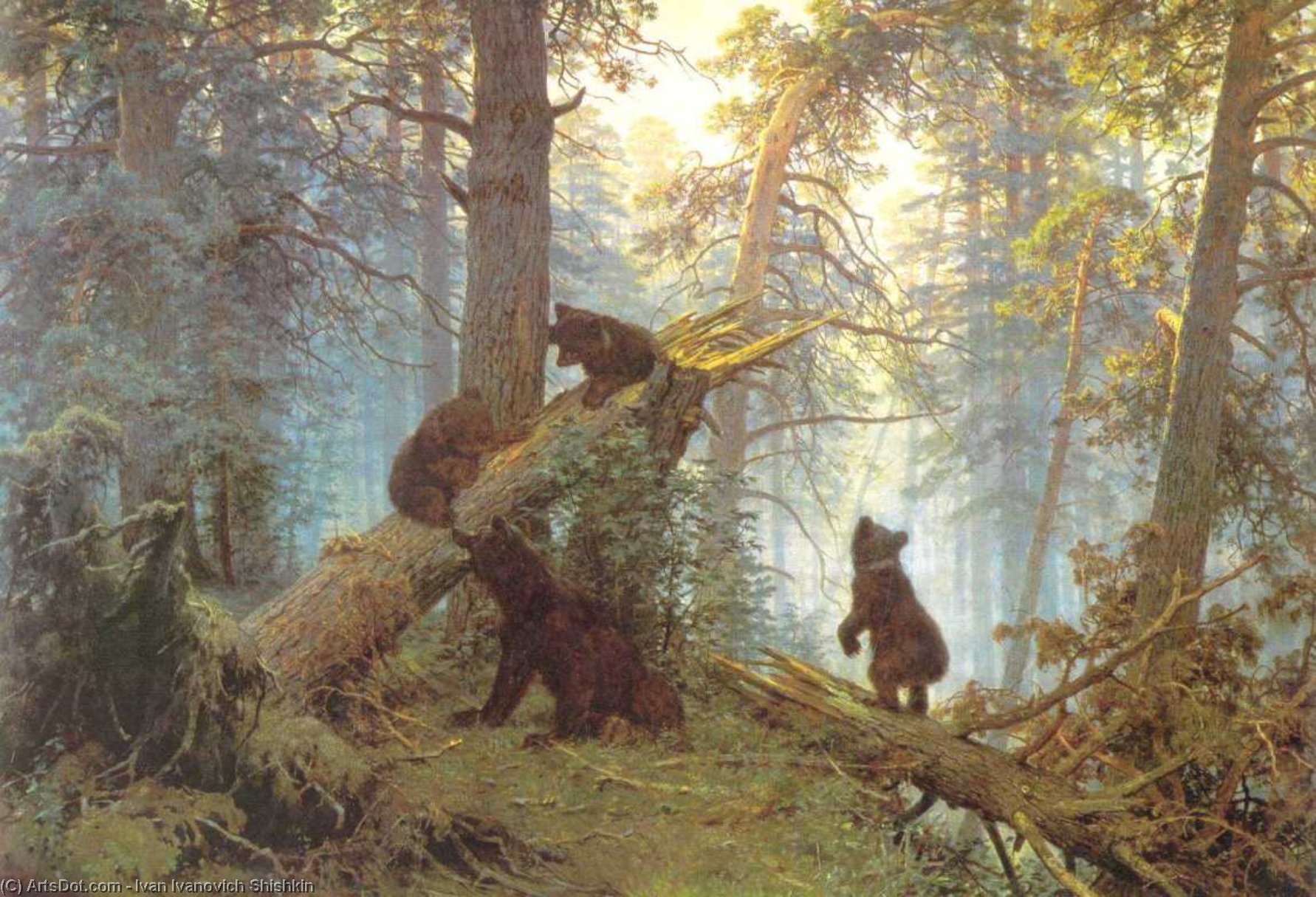 Morning In Piny Wood — Иван Шишкин