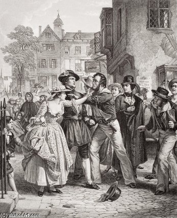 The Press Gang Seizing A Waterman On Tower Hill — Alexander Johnston