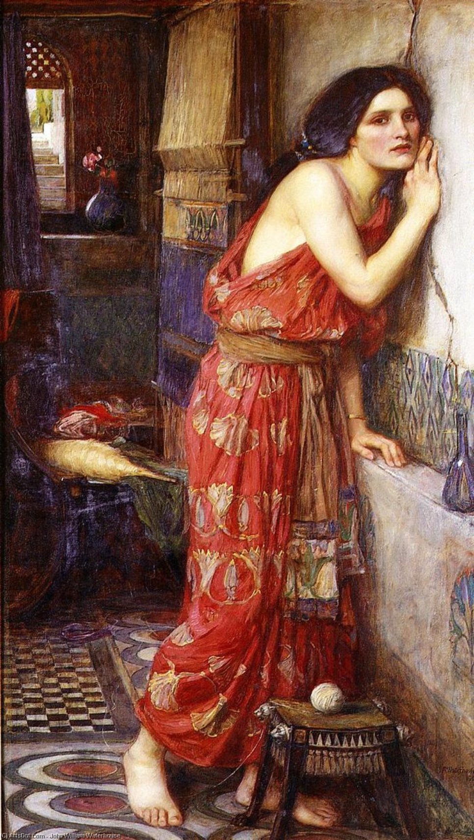 Thisbe (aka The Listener) — John William Waterhouse