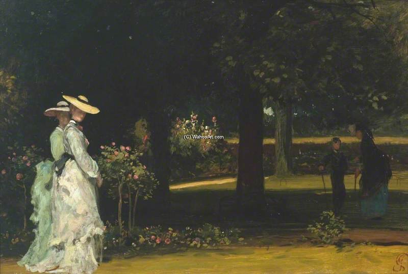 Miss Martineau's Garden — James Sant