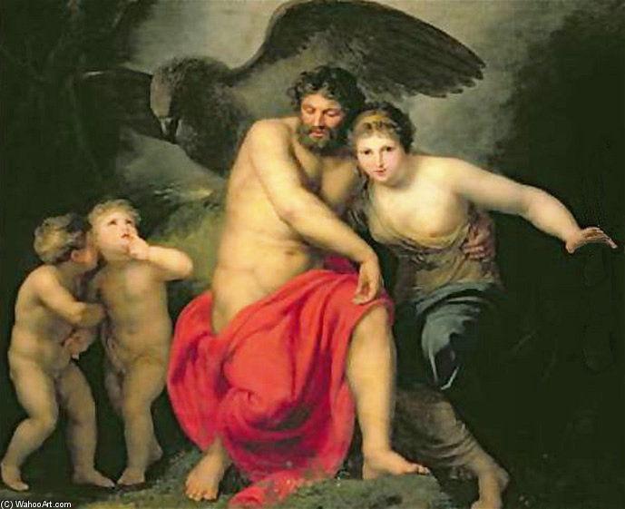 Zeus And Hera On Mount Ida — Andries Cornelis Lens
