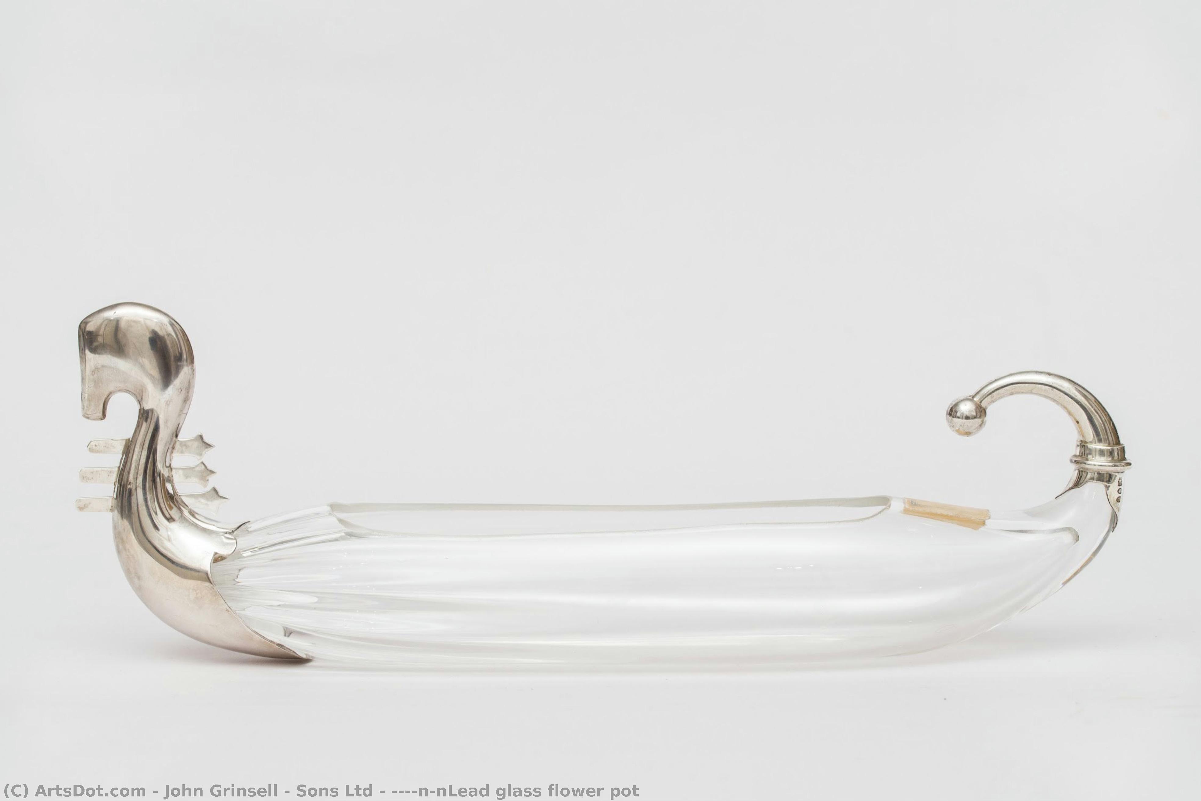 ‏‏‎\n\nlead Glass Flower Pot — John Grinsell & Sons Ltd