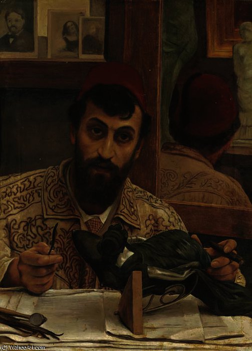 Portrait Of Professor Giovanni Battista Amendola — Лоренс Алма Тадема