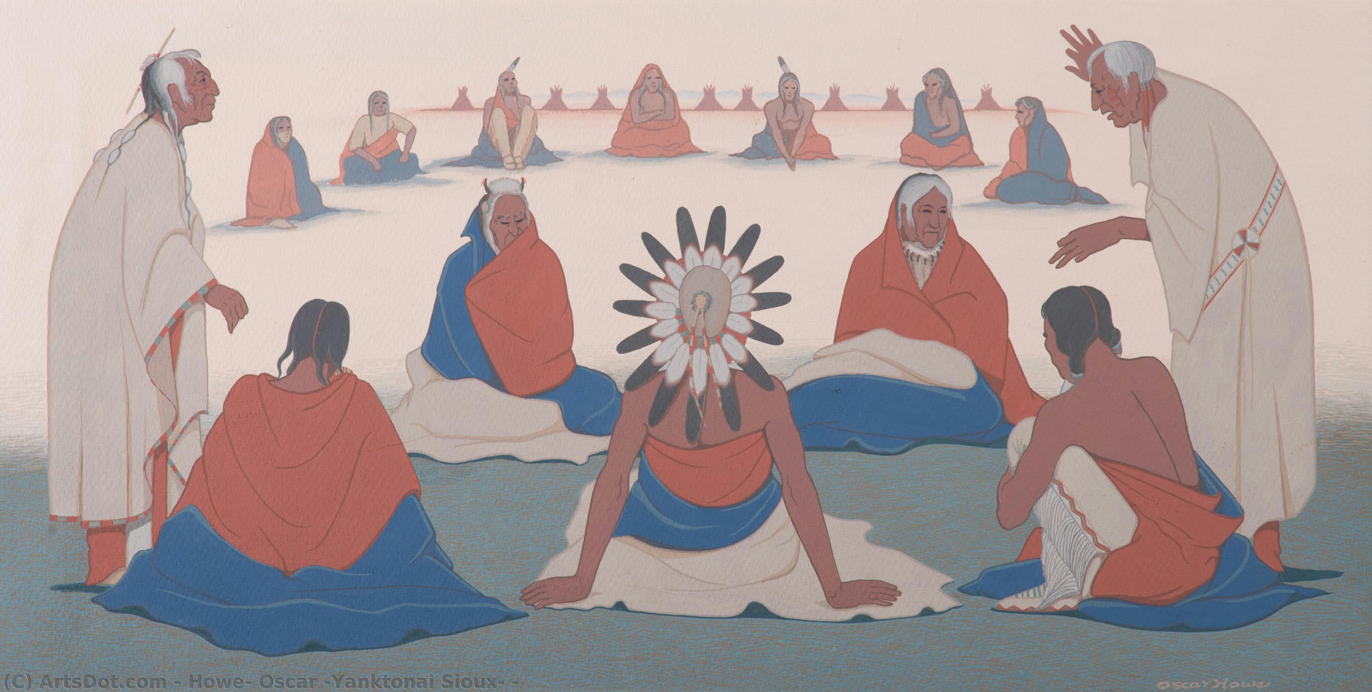 Untitled (dd28vx) — Howe, Oscar (yanktonai Sioux)