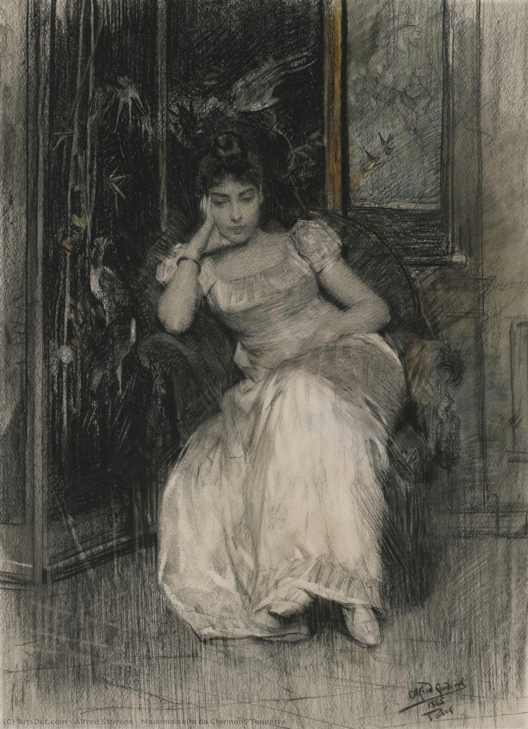 Mademoiselle De Clermont-tonnerre — Alfred Stevens