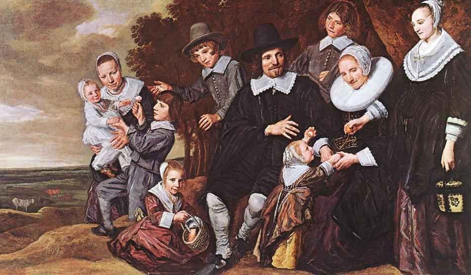 Grupo Familiar En Un Paisaje — Frans Hals I