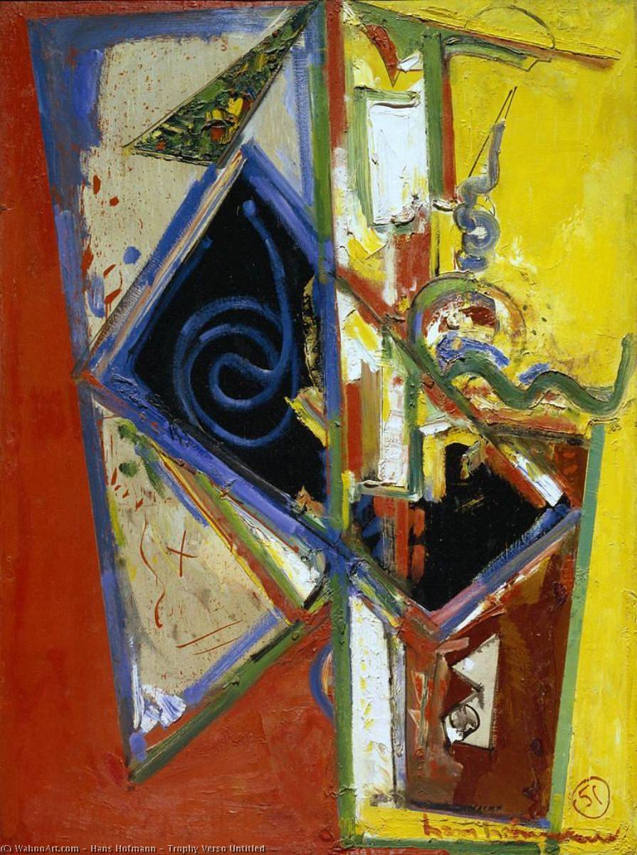 Trophy Verso Untitled — Hans Hofmann