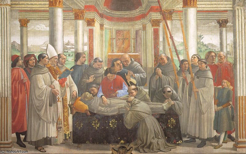 Obsequies Of St Francis — Domenico Ghirlandaio