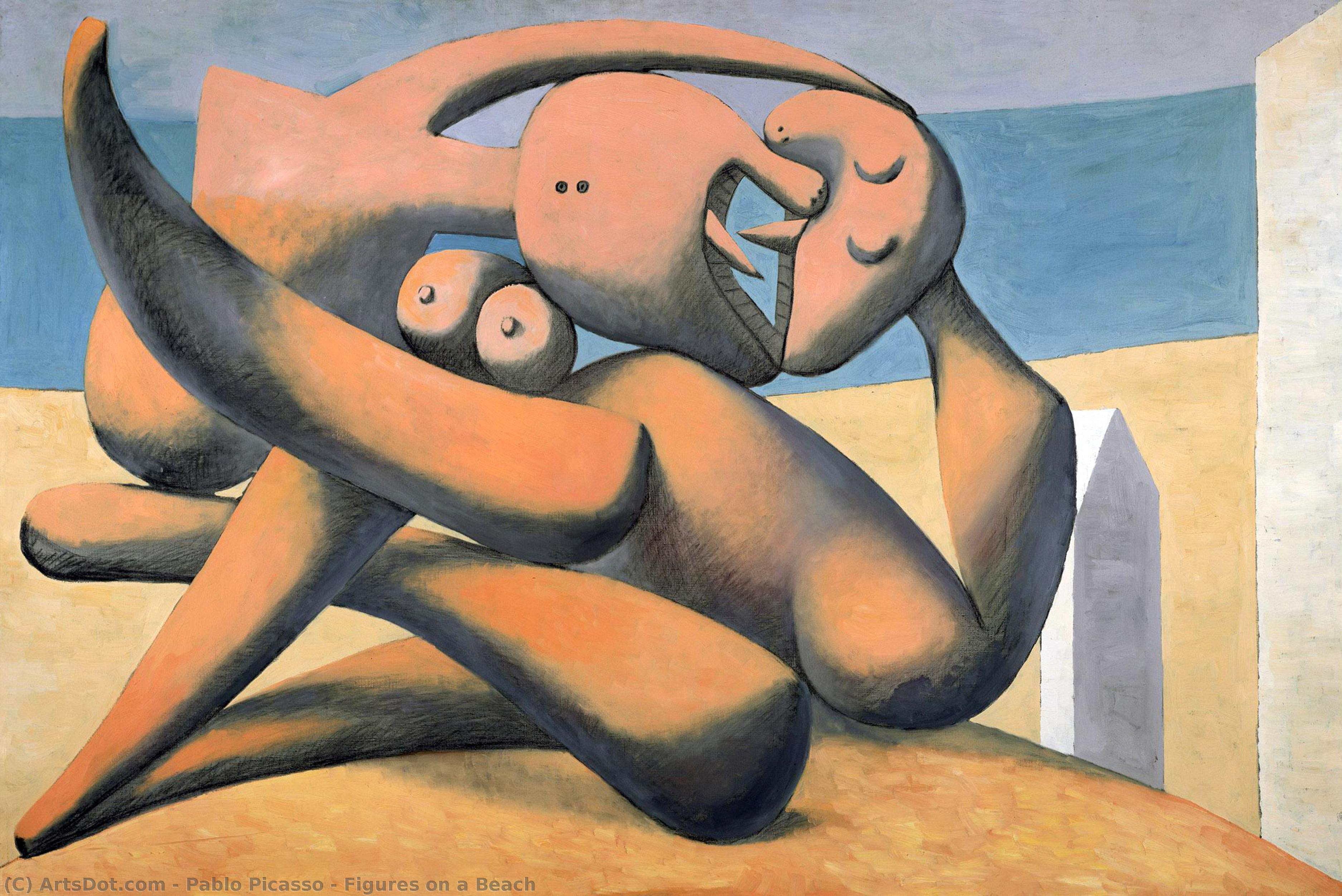 Figures On A Beach — Пабло Пикасо
