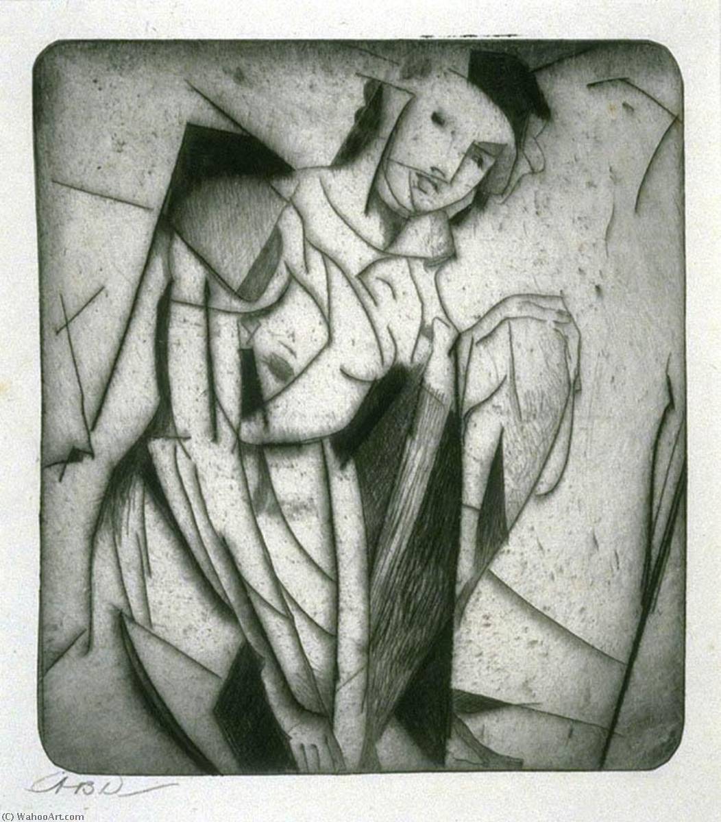Figure In Glass — Arthur B. Davies