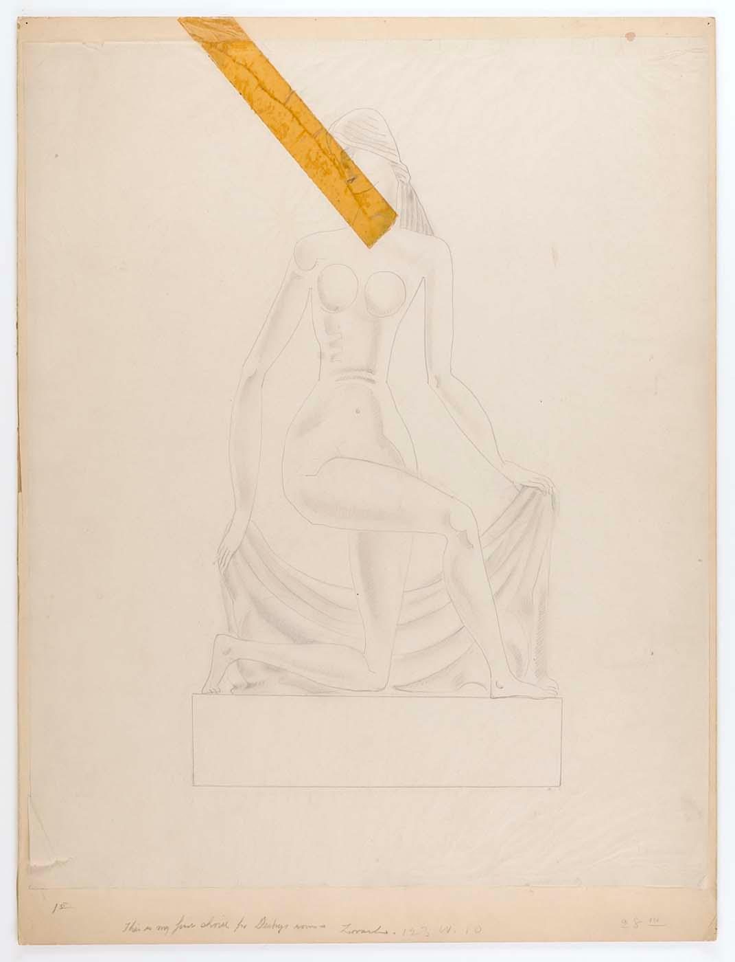 (sketch Of Spirit Of The Dance) — Marguerite Zorach