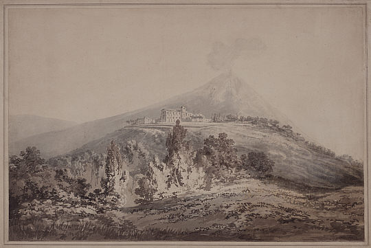 Vesuvius And The Convent Of San Salvatore — Joseph Mallord William Turner