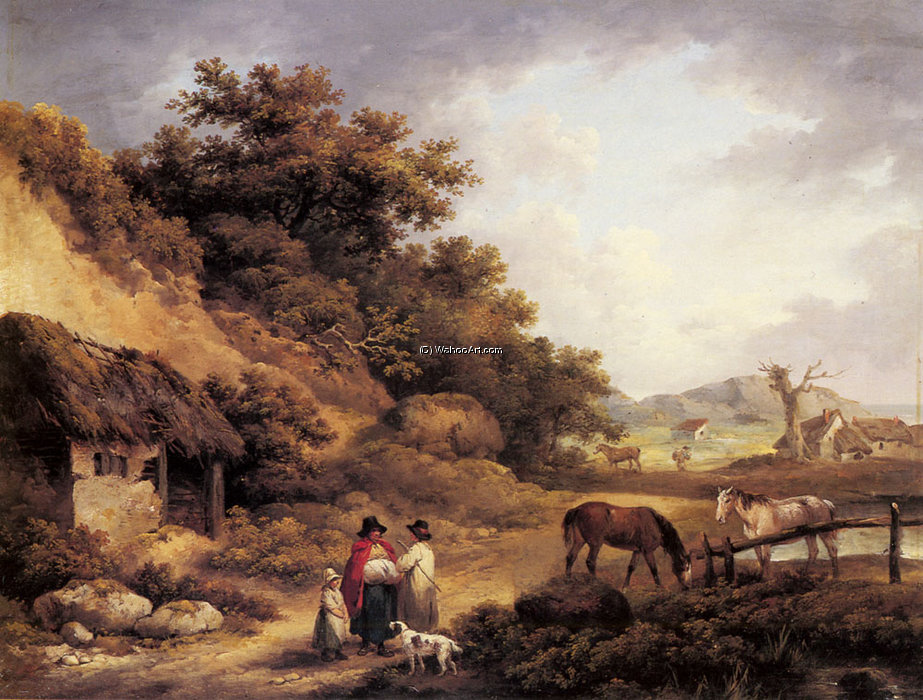 Wayside Gossips — George Morland