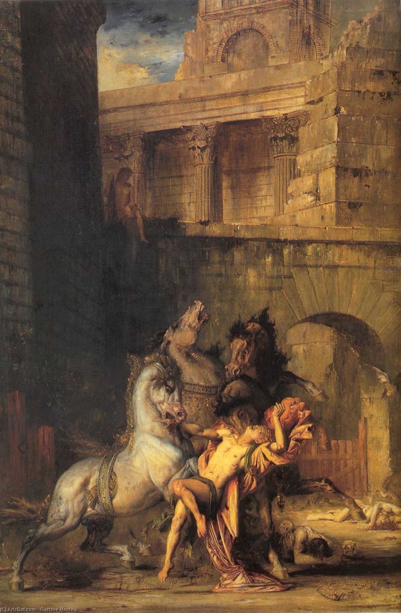 Diomedes Devoured By His Horses — Gustave Moreau