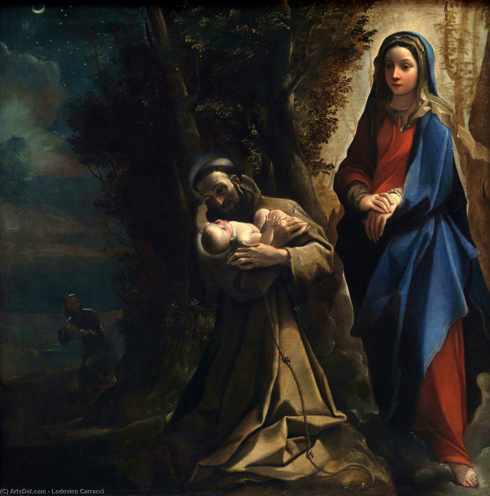 The Vision Of Saint Francis — Ludovico Carracci