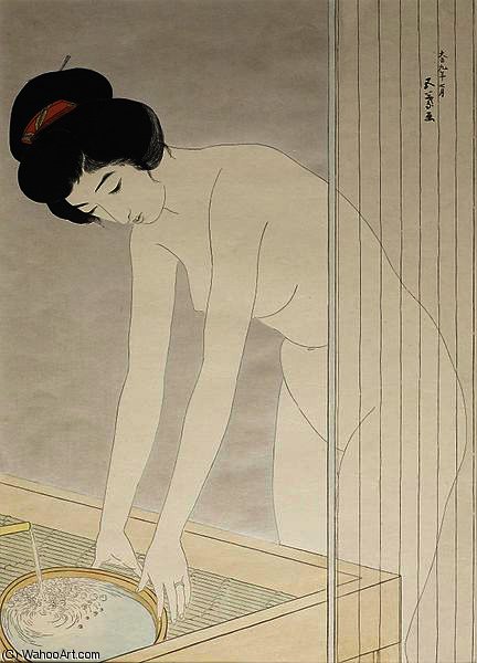 Woman Washing Her Face — Goyō Hashiguchi
