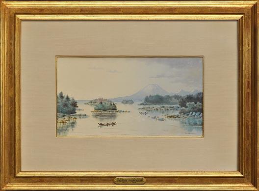 Mt. Edgecumbe, Sitka Sound, (painting) — Theodore J. Richardson