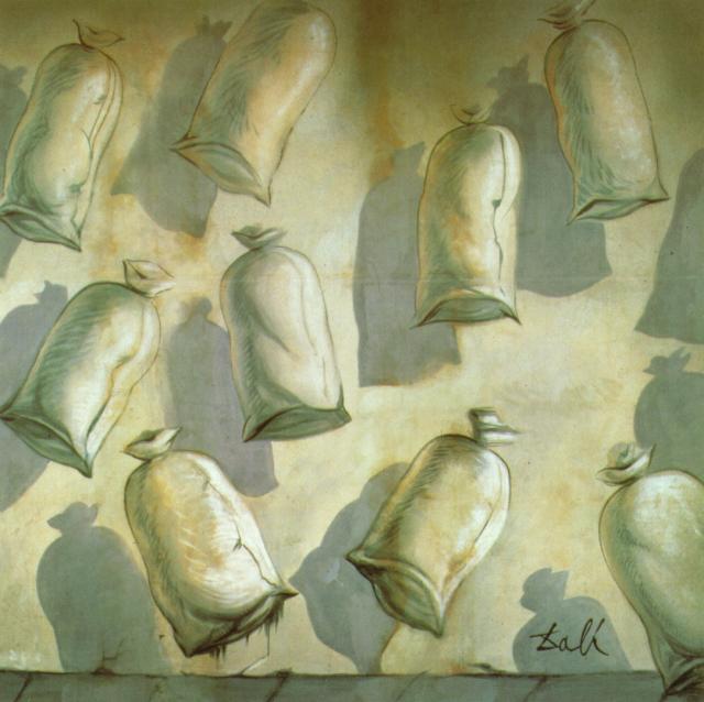 Setdesign Für Den Ballett 'los Sacos Del Molinero', 1949 — Salvador Dalí