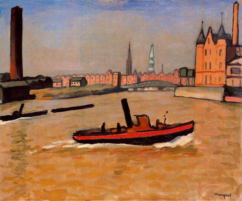 The Port Of Hamburg — Albert Marquet