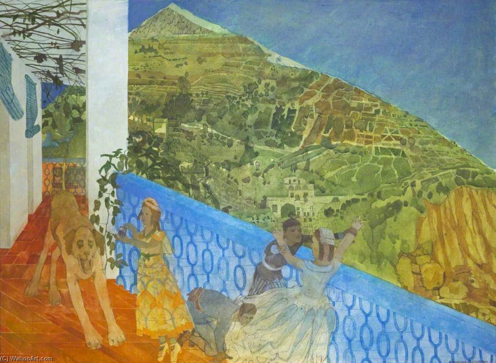 The Mountain, Sicily — Leonard Henry Rosoman