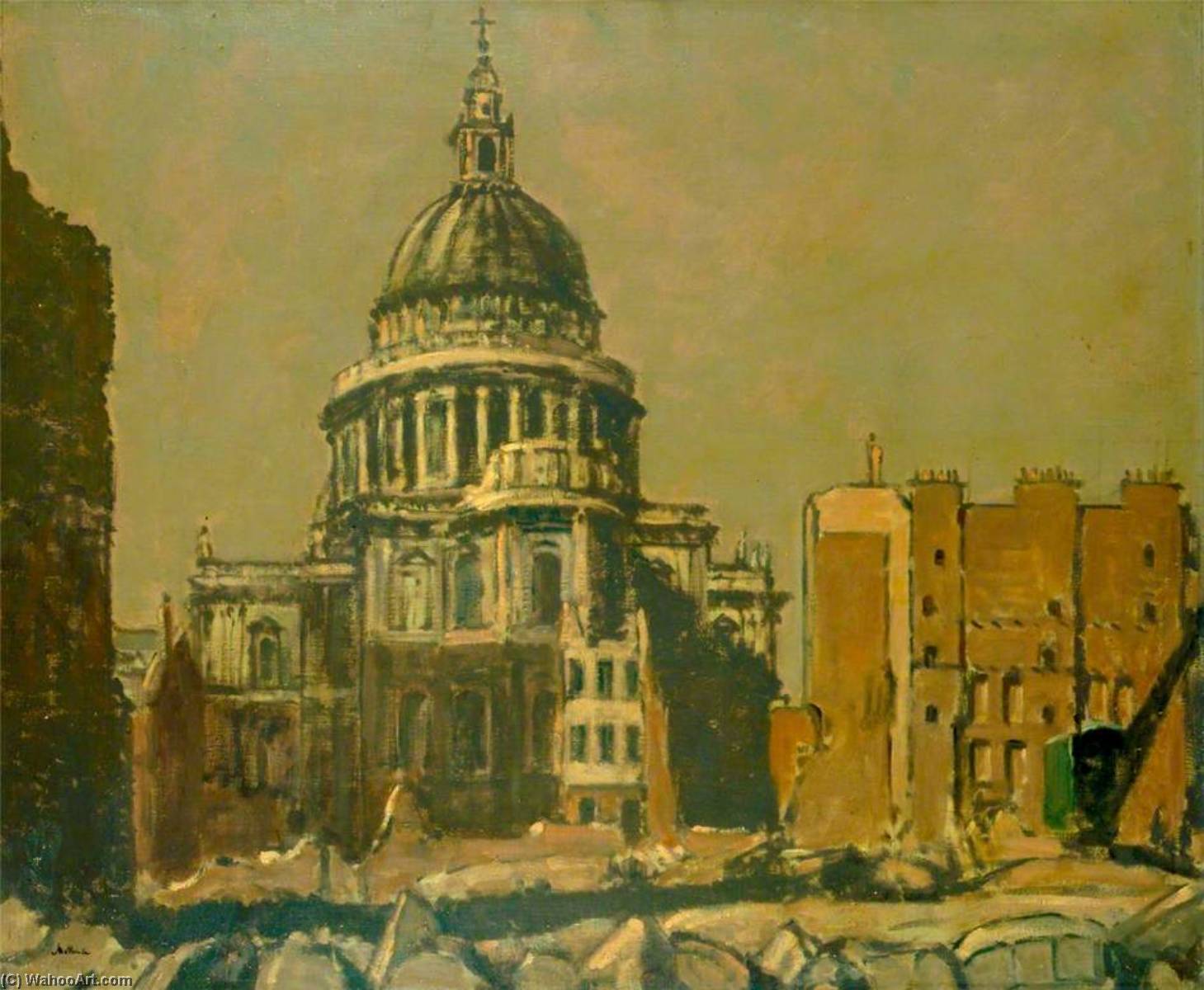 St Paul's By Moonlight — Pol Ajšford Meten