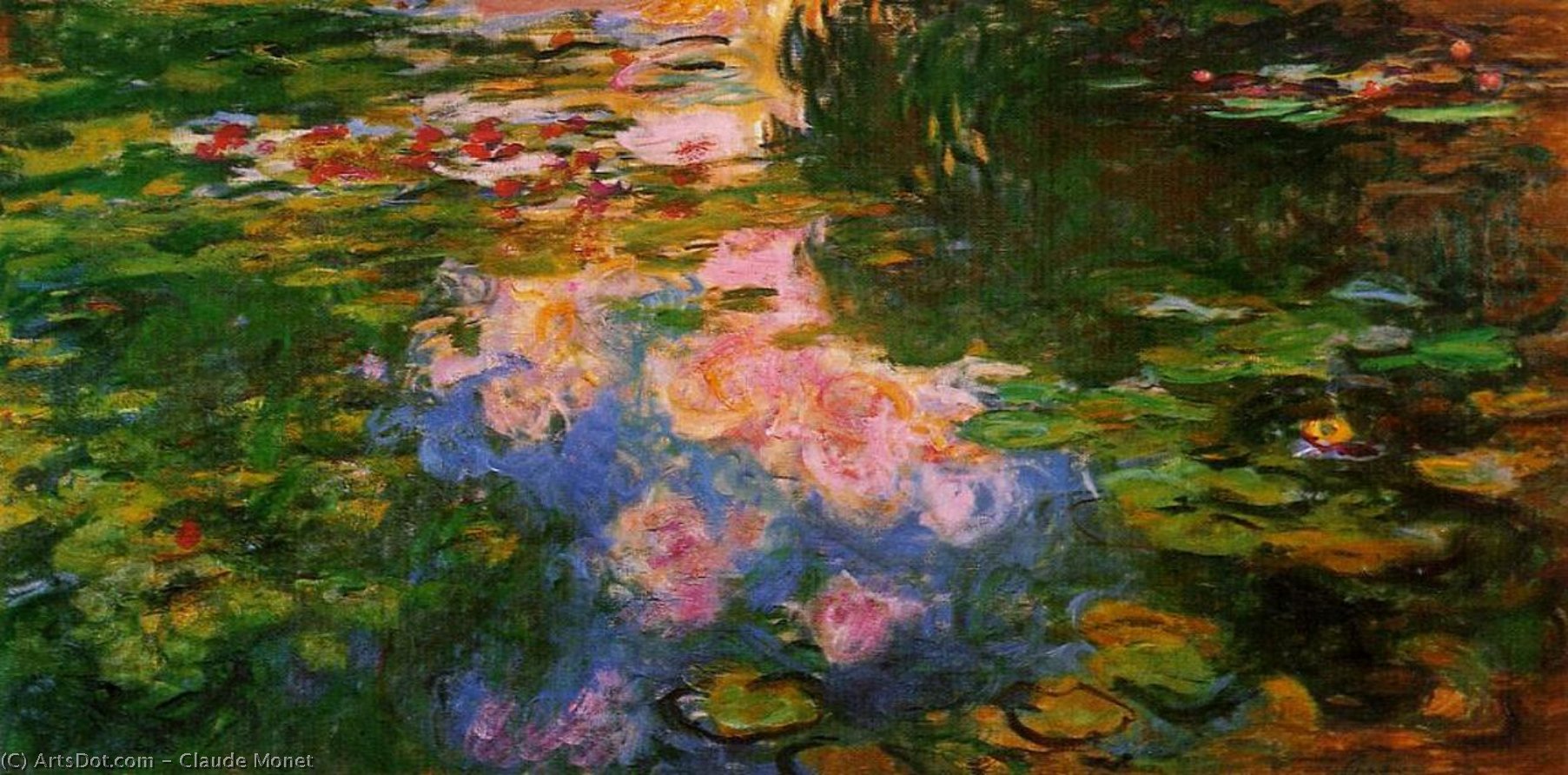Water Lily Pond (8) — Claude Monet