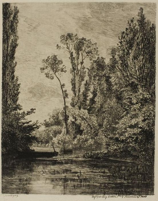 The Virgin Islands At Bezons (the Fishing Hole) — Charles-françois Daubigny