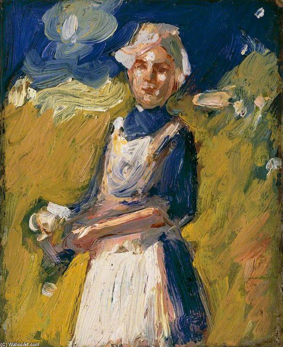 Girl In A Field — John Duncan Fergusson