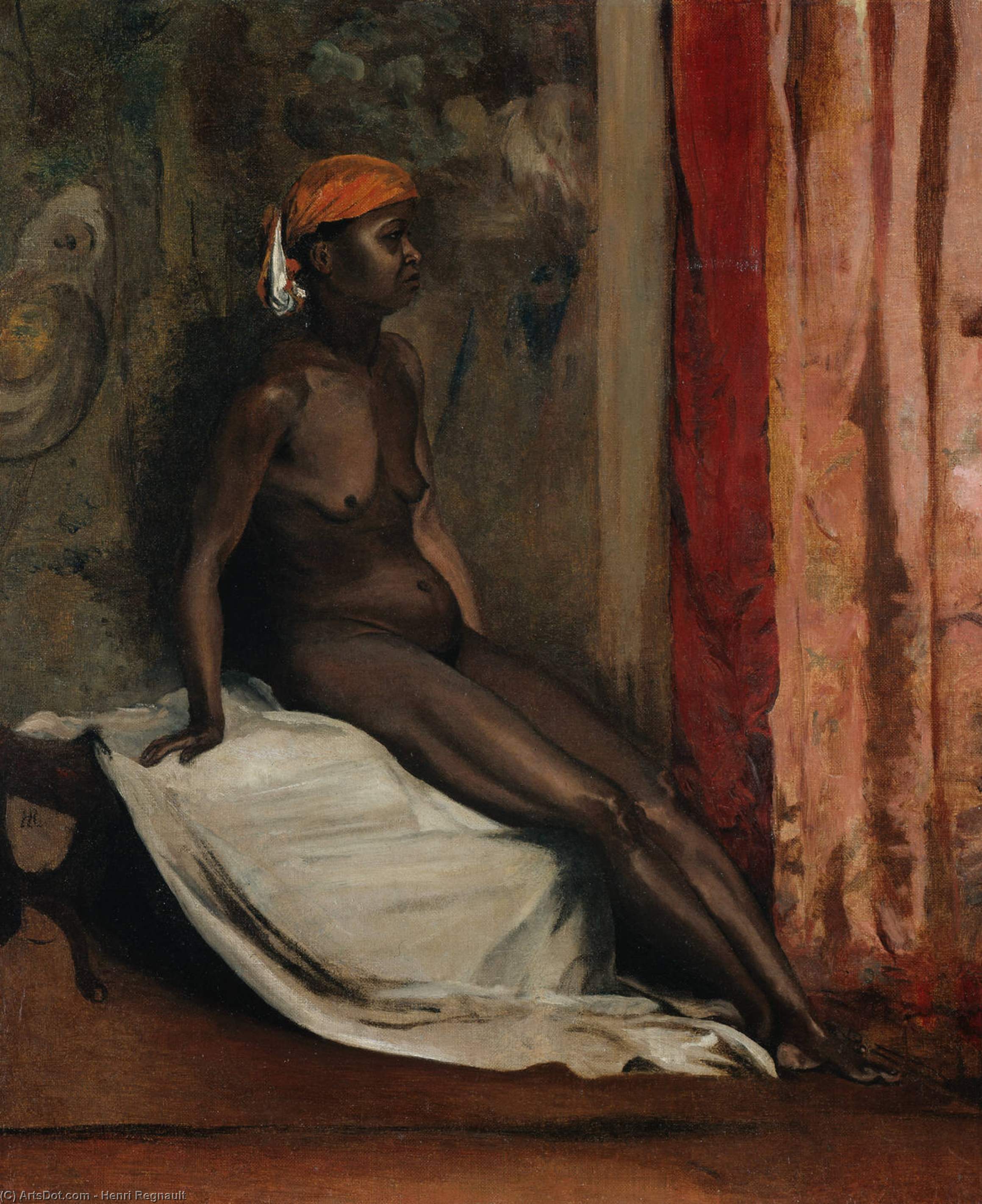 Seated African Woman — Henri Regnault
