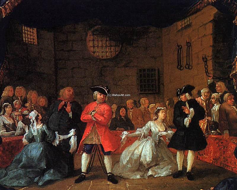 A Scene From The Beggar's Opera — Хогарт