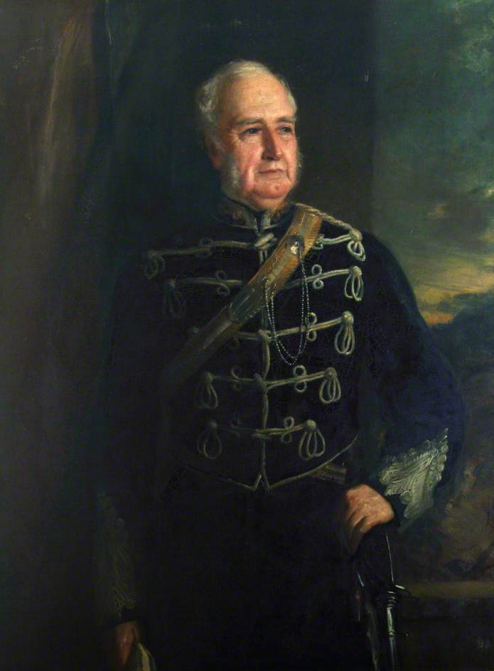 Charles Shaw Lefevre (1794–1888), 1st Viscount Eversley, In The Uniform Of The Hampshire Carabiniers — Robert Inerarity Herdman