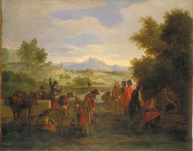 Paysage Avec Figures — Jan Miel