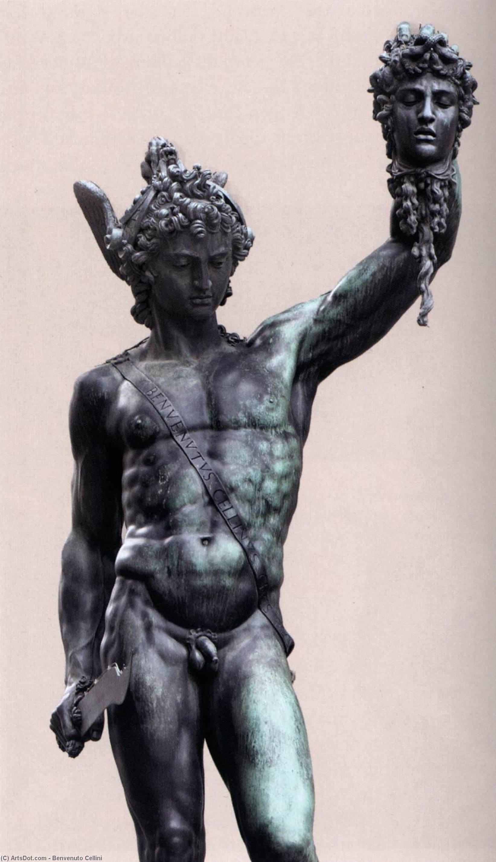 Perseus (detail) — Бэнвентуто Челлини