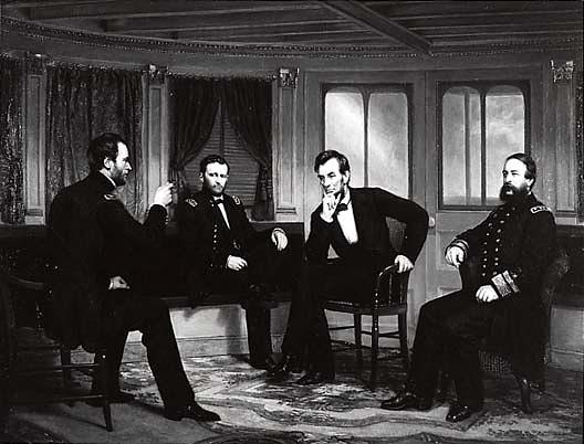 The Peacemakers, (painting) — George Peter Alexander Healy