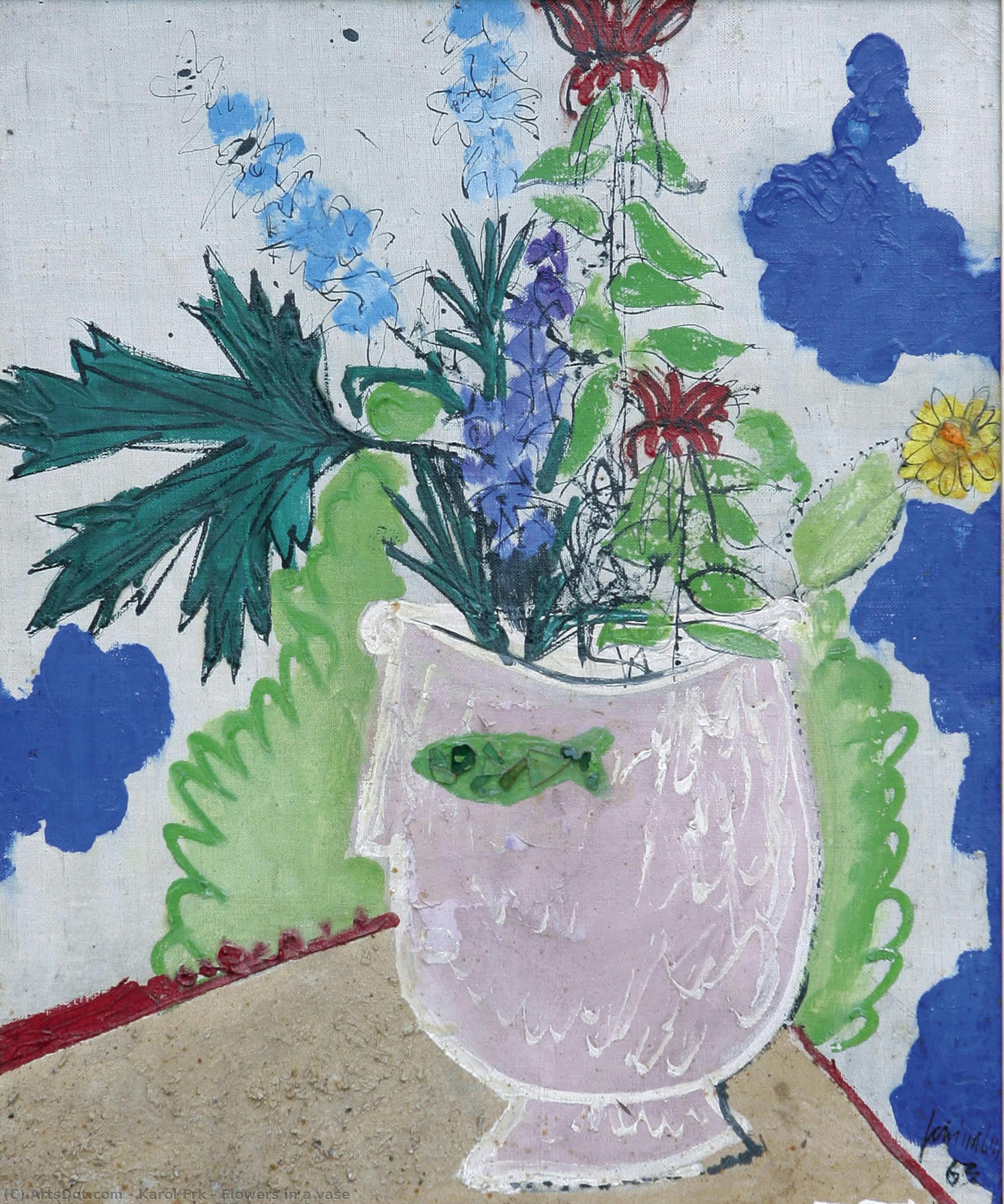 Flowers In A Vase — Karol Frk