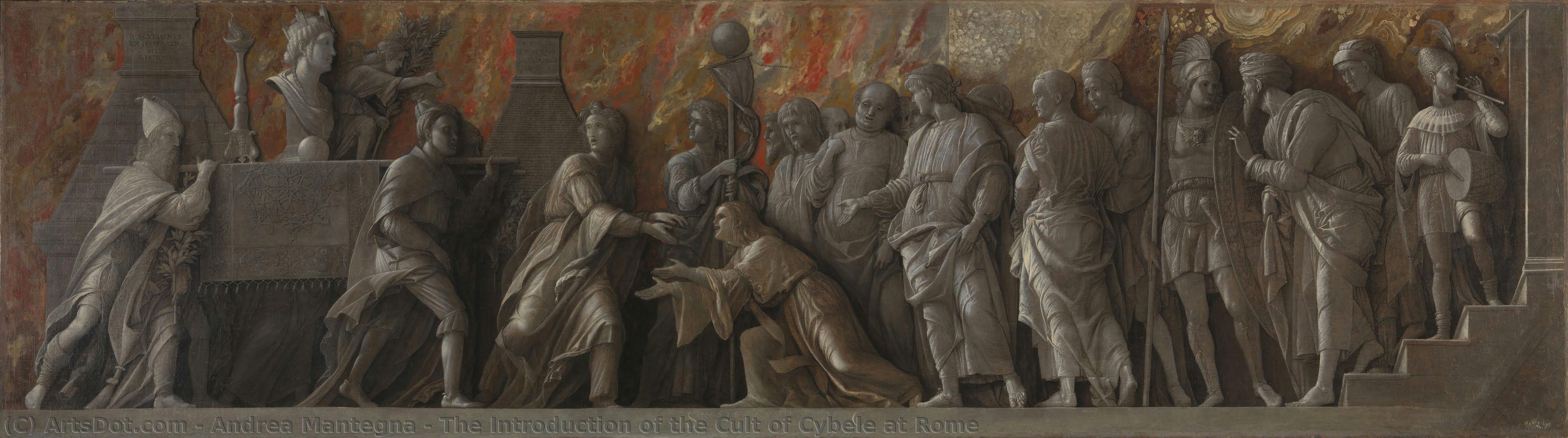 Die Einführung Des Kults Von Cybele Zu Rom — Andrea Mantegna