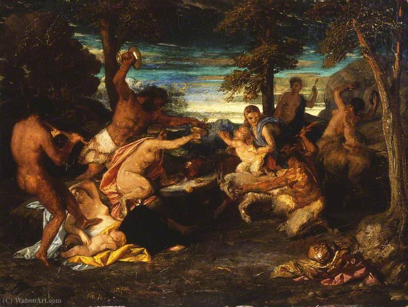 Bacchus Nursed By The Nymphs Of Nyssa — William Dyce