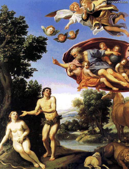 Adam And Eve — Domenichino (domenico Zampieri)