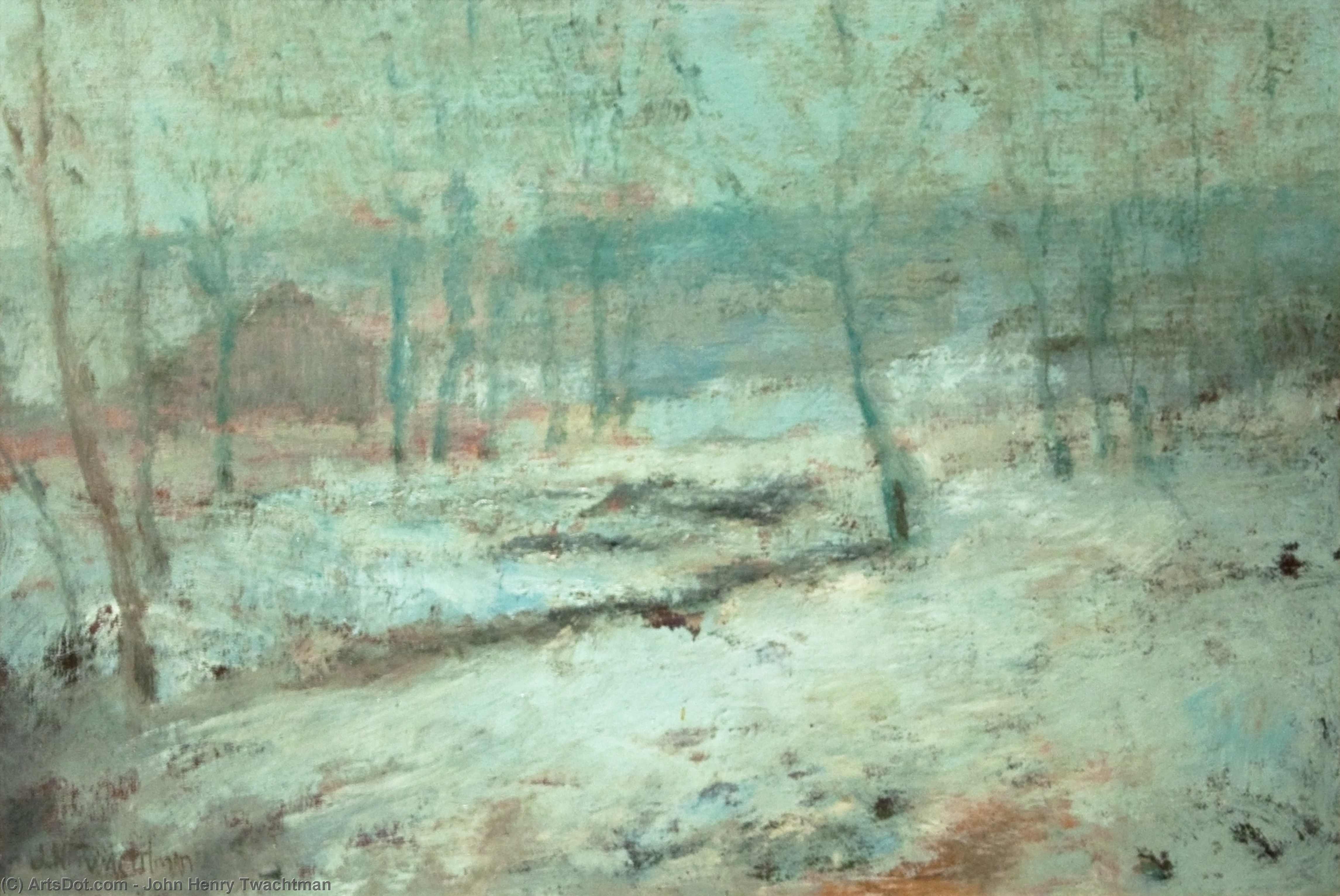 Snow Scene — Джон Генри Твактман