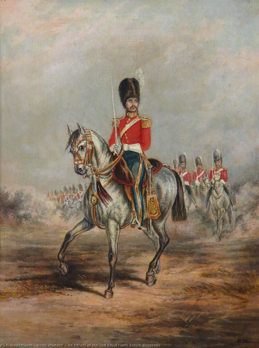 An Officer Of The 2nd Royal North British Dragoons — Henry Martens
