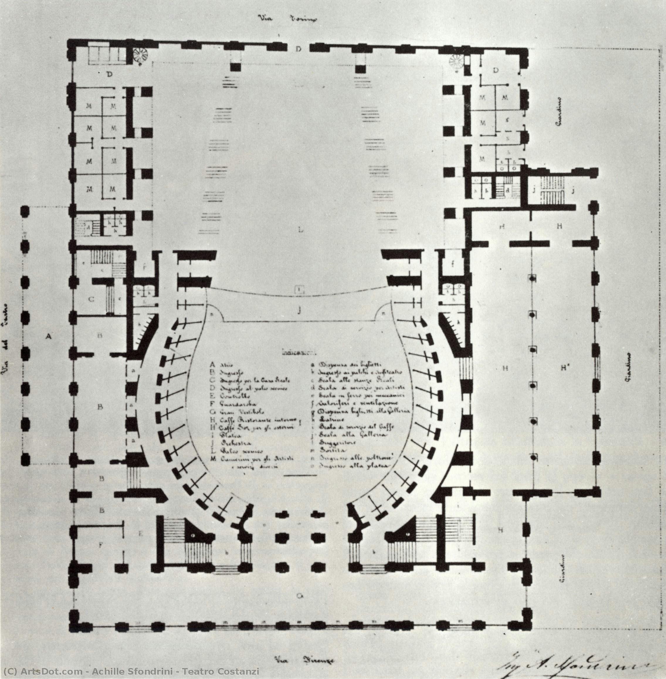 Teatro Costanzi — Achille Sfondrini