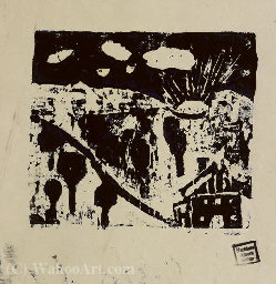 Sonnenuntergang — Albert Müller